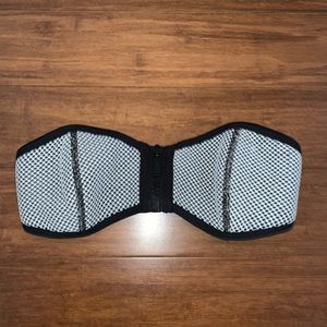 Triangl Swimwear Mesh Bandeau Bikini Top